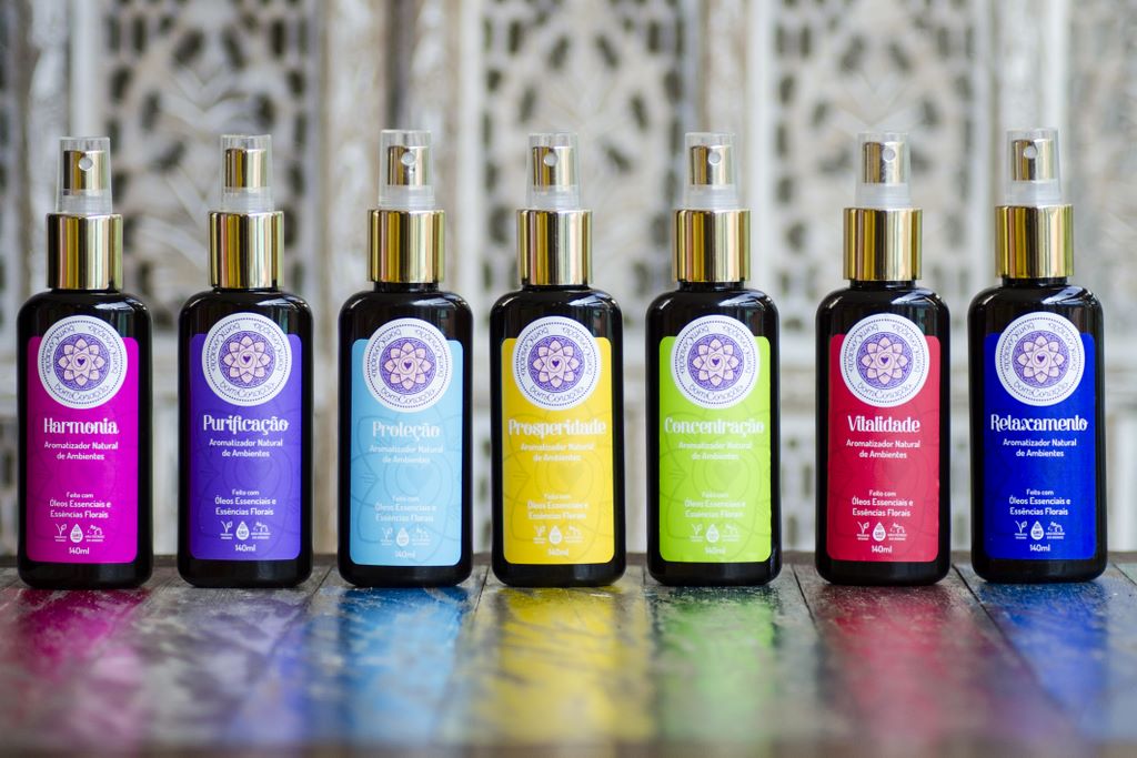 Linha completa Bom Coração — aromatizadores vibracionais